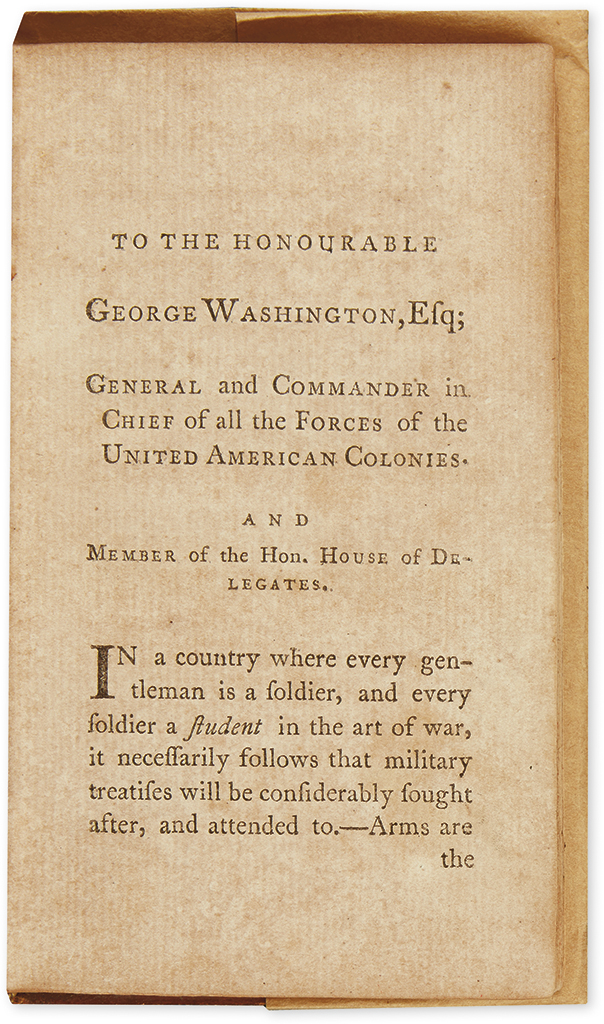 (AMERICAN REVOLUTION--1775.) Stevenson, Roger. Military Instructions for Officers Detached in the Field.